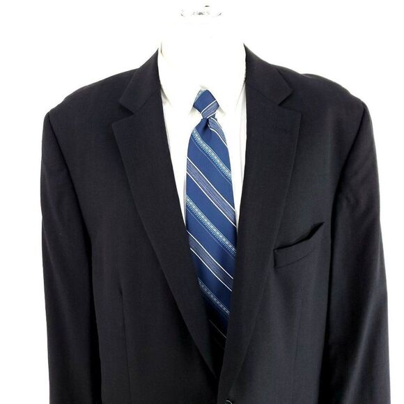 Pronto Uomo Wool 2 Button Blazer‎ 46L Or Slim Fit 48L Gray - Picture 1 of 10